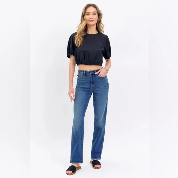 NWOT Judy Blue High Rise Straight Leg Jeans size 11 - Picture 4 of 12